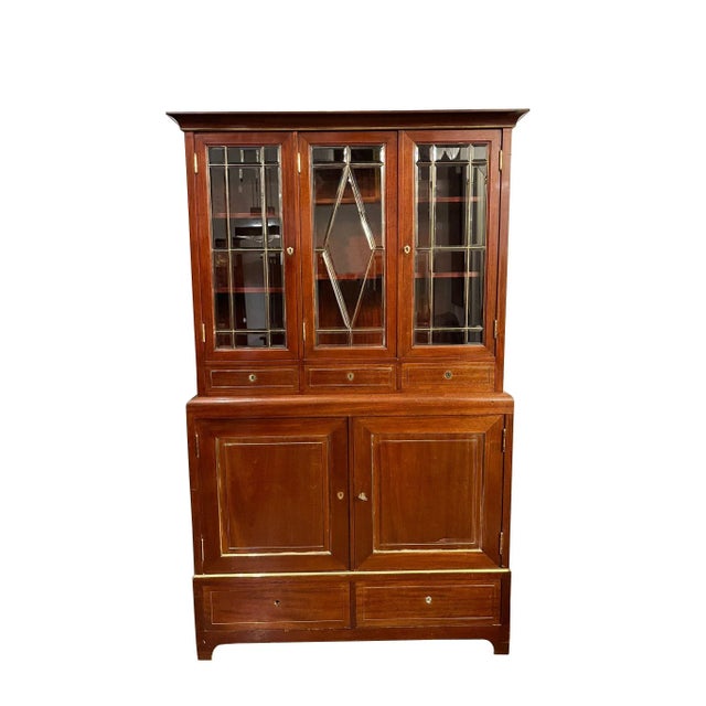 Art Nouveau Book Cabinet, 1910s For Sale - Image 3 of 7
