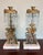 Antique Victorian Cornelius & Co. Gilt Mantel Lusters, Crystal Girandoles, Gold Figural Candlesticks Candelabra Marble 1800’s For Sale In Pittsburgh - Image 6 of 12