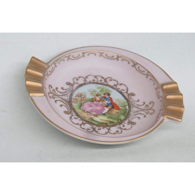 This lovely Fluted Edge Ashtray is made of porcelain. This beautiful ashtray / decorative dish presents a gorgeous...