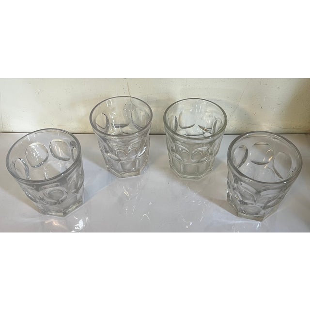 Antique Mid 19th Century American Classical Ashburton Flint Glass Whiskey Tumblers, Circa 1850 - Set of 4 For Sale - Image 14 of 16