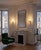 This magnificent pair of wall lamps evokes the timeless sophistication of the Barovier style, expertly blending rigorous...