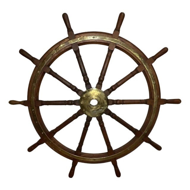 Ships Wheel that is Six Feet Round For Sale