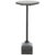 Metal Sumer Marble Drink Table in Grey Marble / Black For Sale - Image 7 of 8