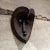 1990s Ceremonial Metal Mask Iron Heart Modern Cubist Design For Sale - Image 4 of 11