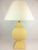 Large Pastel Yellow Ceramic & Earthenware Table Lamp from Faïencerie Charolles, 1980s For Sale - Image 13 of 13