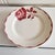 A set of immaculate French cafe dinner plates. Stamped and in good clean