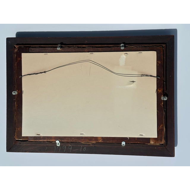 Green Hunting Dog Landscape Scene, Original Oil Painting by a.b. Frost For Sale - Image 8 of 8