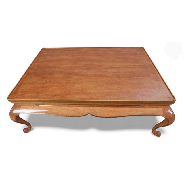 Italian Rose Tarlow Melrose House Light Walnut Cocktail Table For Sale - Image 3 of 4