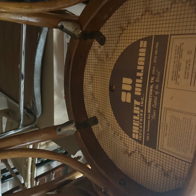 1970s Collection of Floral Cushioned Bentwood Looped Arms Dining Chairs- Set of 4 For Sale - Image 9 of 11