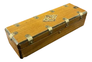 19th Century Mounted Oak Box