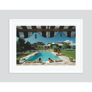 Poolside in Sotogrande 1975 Slim Aarons C-Print
