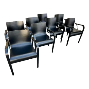 Set of 8 Ginotta Dining Chairs by Enrico Franzolini Dining Chairs for Knoll. Circa 1980s