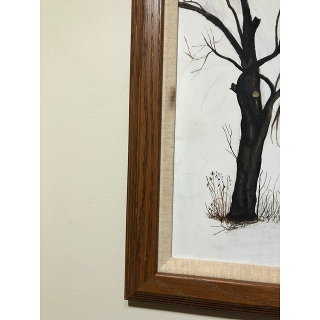 Oil Painting on Canvas Board, 1966 by J. Kock For Sale - Image 10 of 13