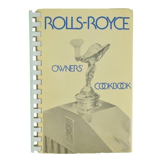 "Rolls-Royce Owners' Cookbook" 1975 Walker, Emily For Sale
