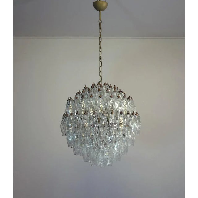 Murano Glass Poliedri Spherical Chandelier, 1980s For Sale - Image 13 of 13