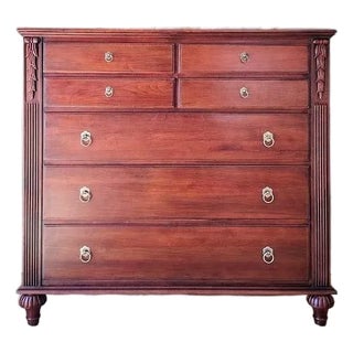 British Classics Dawson Highboy / Tall Dresser by Ethan Allen For Sale