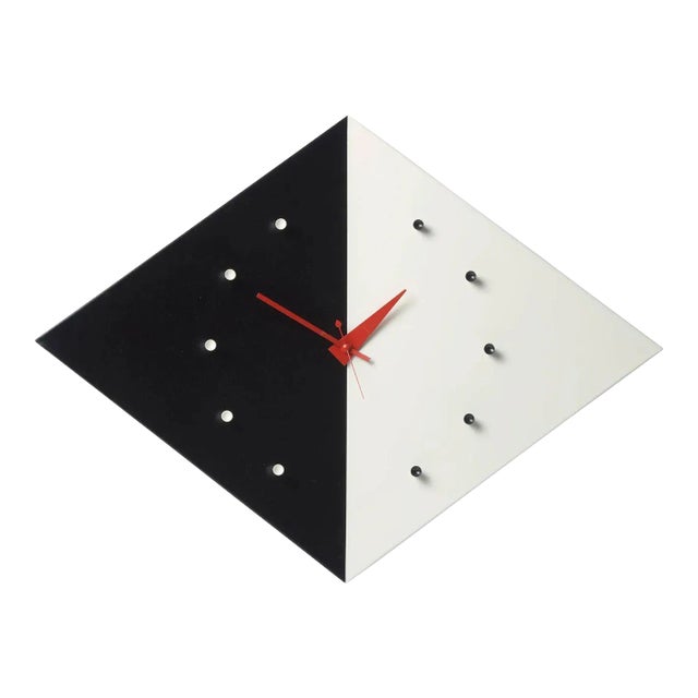 Mid-Century Modern Kite Wall Clock by George Nelson, Howard Miller, Vitra Label For Sale
