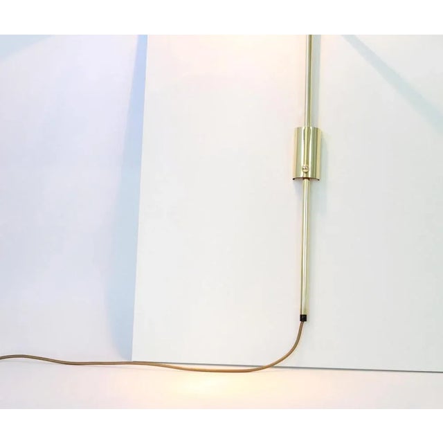 Mid-Century Brass Wall Sconces by Florian Schulz, 1980s For Sale - Image 4 of 6