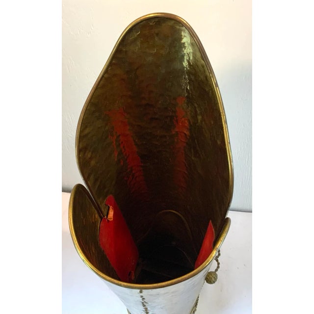 Vintage English Brass Boot Shaped Umbrella Stand For Sale - Image 10 of 10