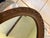 Pair of Rare Antique Oval Gesso Over Wood Wall Mirrors (Matching Set – 19”x35”) For Sale - Image 4 of 7