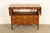 French Provincial Thomasville French Provincial Louis XV Carved Walnut Buffet Server or Bar Cart, Circa 1970s For Sale - Image 3 of 17
