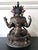 Chinese Large Gilt Bronze Statue of Bodhisattva Avalokiteshvara with Four Arms For Sale - Image 3 of 18
