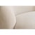 Art Deco Contemporary White Bouclé Curved Sofa With Sculptural Organic Form For Sale - Image 3 of 7