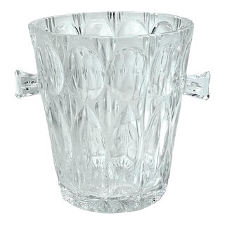 1960s Beyer Cut Crystal Glass Ice Bucket. Germany For Sale