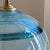 Robin's Egg Blue Late-20th Century Richard Harkness Blown Glass Orb Table Lamp For Sale - Image 8 of 16