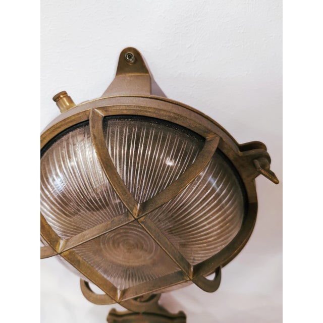 Vintage Navy Sconce For Sale - Image 6 of 8