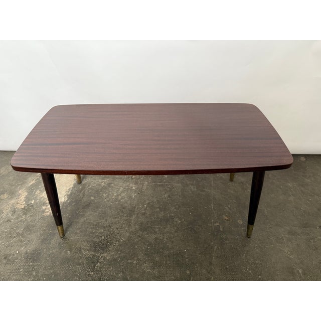 Wood Teak Coffee Table attributed to Cor Alons, 1950s For Sale - Image 7 of 7