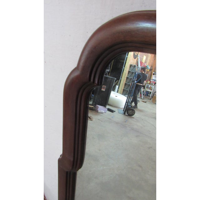 Wood Henkel Harris Mahogany Designer Mirror Dresser Wall For Sale - Image 7 of 7