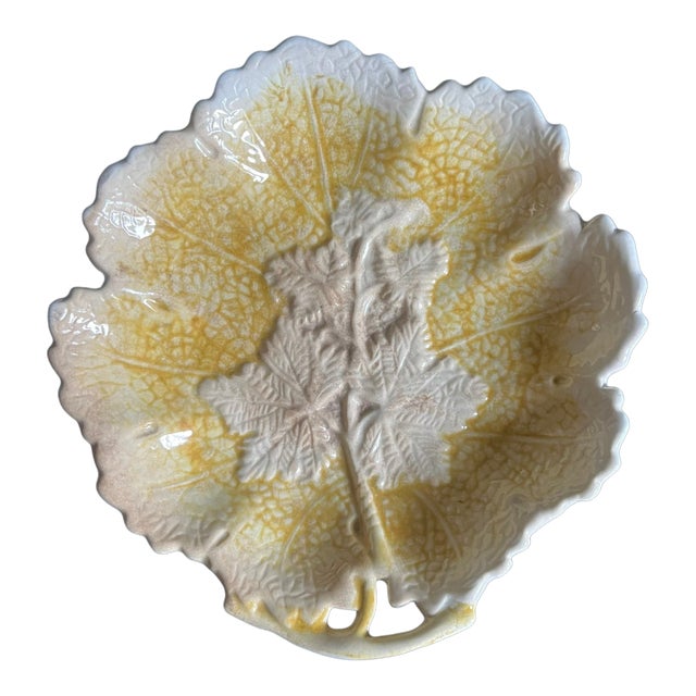 Mid 19th Century Minton Ironstone Leaf Dish For Sale