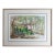Late 20th Century Pierre Jean Llado "Promenade Et Fleurs" Framed Print, Flower Market Scene For Sale