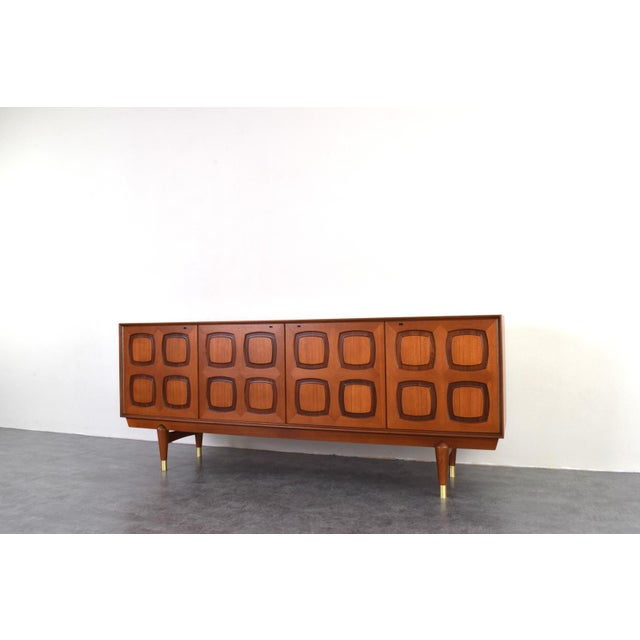 Wood Mid-Century Modern Teak Sideboard by Rolf Rastad & Adolf Relling for Gustav Bahus, 1960s For Sale - Image 7 of 17