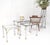 Set of 3 Chrome & Brass Glass Tops End Nesting Side Lamp Tables MINT For Sale - Image 11 of 15