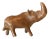 Vintage African Medium Copper Rhino For Sale