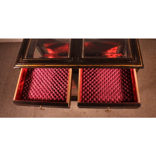 Napoleon III Collectors Display Case For Sale - Image 15 of 18