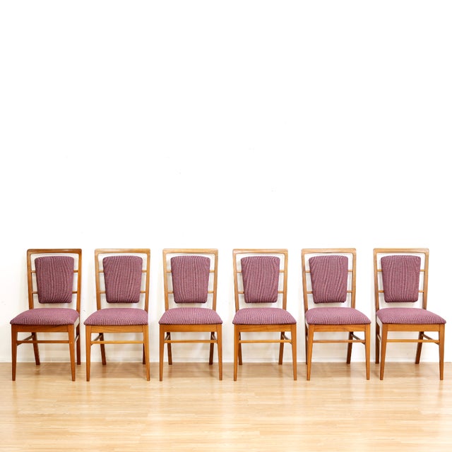 Mid-Century Modern 1950s Set of 6 Mid Century Dining Chairs by Alfred Cox For Sale - Image 3 of 12