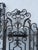 Pair of Antique 1920’s Wrought Iron Pedestrian Garden Gates For Sale In Los Angeles - Image 6 of 12