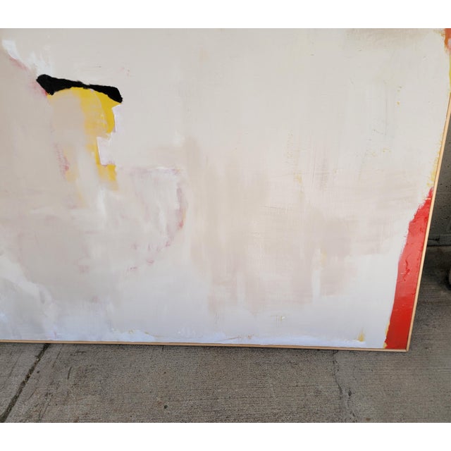 Large-Scale Modern Abstract Painting White Primary Color For Sale - Image 9 of 11