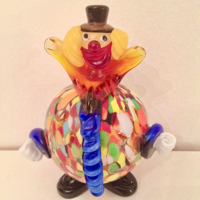 Hand Blown Murano Glass Clown Figurine Chairish