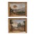 Pair of Early 19th Century French Pendant Landscape Oil on Canvas Paintings For Sale