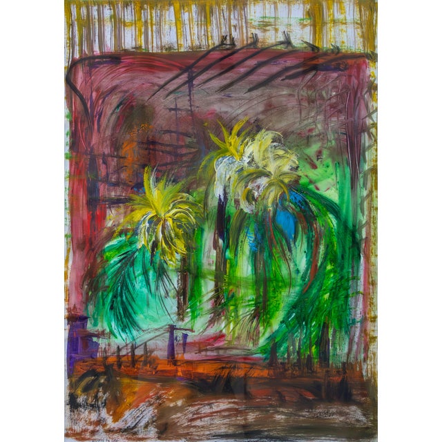 Chef de Mulu, Urban Jungle Fusion, Acrylic on Paper For Sale - Image 5 of 5