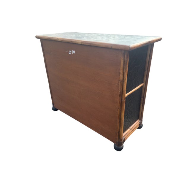 Late 20th Century Milling Road by Baker Rattan 7 Drawer Bachelor Chest of Drawers For Sale - Image 9 of 9