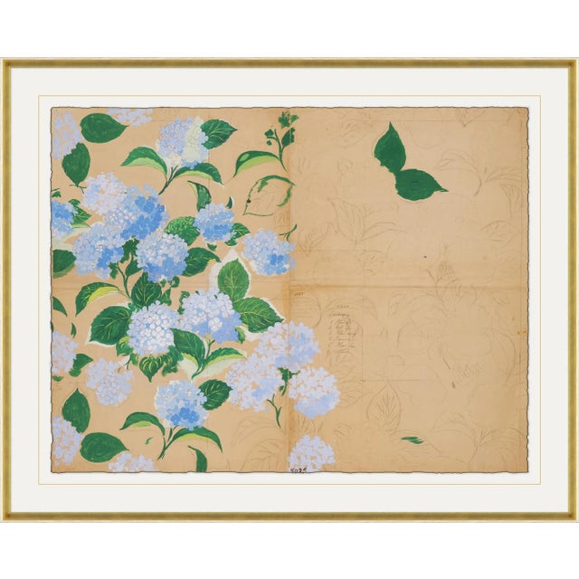 Viva Art Print in Gold Frame by Paule Marrot For Sale