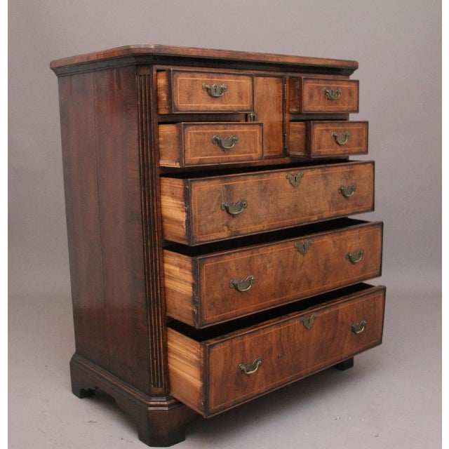Antique Early 18th Century George II Norfolk Chest For Sale - Image 10 of 13