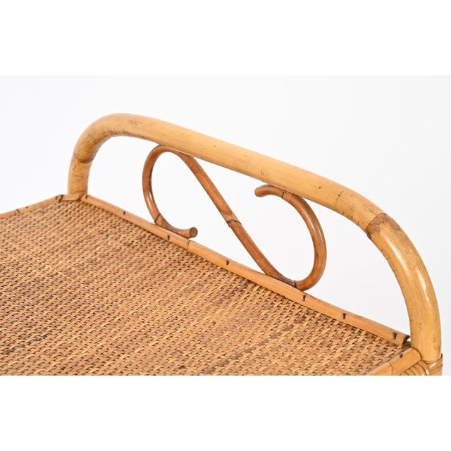 French Riviera Nightstands in Bamboo and Rattan by Franco Albini, 1960s, Set of 2 For Sale - Image 14 of 17