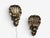 1970s Grosfeld House Attr., Large Shell Wall Sconces, Silver Leaf - a Pair For Sale - Image 4 of 14