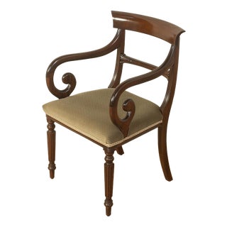 Vintage Regency English Armchair For Sale